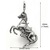 Кулон лошадь с лобстер-застёжка застежка, 925 серебро подвески подвески, 925 чистое серебро ювелирные изделия