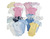 5 шт. младенцы боди короткая / длинный рукав младенческой одежда младенцы комбинезон хлопок 3Month-24Month