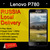 Lenovo P780 5 дюймов андроид телефонов MTK6589 четырехъядерных процессоров 1.2 ГГц 1 ГБ оперативной памяти 4 ГБ HD экран 1280x720px 4000 мАч аккумулятор