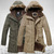Горячая 2015 мужская ткань мех капюшоном зиму пальто мужские верхняя одежда теплый утолщение трикотажные кофты хлопка пальто азии S-XXL 3 цвет