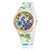 Новый женский силиконовые цветок часы мода женщины одеваются часы Reloj Mujer девушки кварцевые часы Relogio Feminino BW634