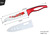 Owenz белый клинок керамический нож 6-дюймовый нож шеф-повара кухонные ножи с ABS + TPR обрабатывать острые инструменты для приготовления пищи красной вишни отпечатано