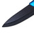 Новый керамический нож 3 дюймов обстрагывая 4 дюймов утилита 5 дюймов нарезки ножом с черной блейд-3 синей ручкой кухонные ножи трех частей комплект