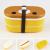 Высокое качество 1 компл. пластик бенто коробка для завтрака коричневый цвет микроволновая Rilakkuma бенту многослойные дети обед коробка Bento Box