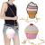 Смешные Мороженое Торт Сумка Малый Crossbody Сумки Для Женщин Милые Кошелек Сумки Цепь Сумка Мешок Партии