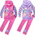 Мой маленький пони мода девушки Pijama Infantil комплект с длинным рукавом кардиган пальто + брюки 2 шт./компл. дети спорт спортивные костюмы ACS1465