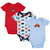 Детские боди 3 шт. 100% хлопок тела Bebes с коротким рукавом детские одежда подобные возчиков комбинезон напечатаны мальчик девочка трико